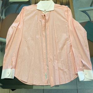 Smooth pink Tizoano Zorzan button up